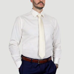 ARTURO Modern Fit Long Sleeve Ivory Dress Shirt (4X to 6X)