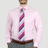 ARTURO Modern Fit Long Sleeve Pink Dress Shirt (4X to 6X)