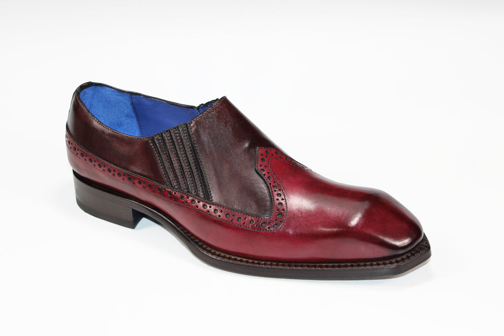 Emilio Franco "Brio" Antique Red/Burgundy Shoes
