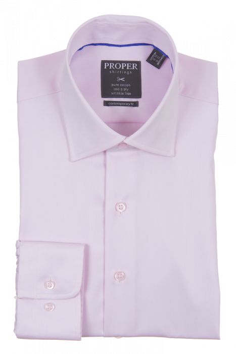 PROPER SHIRTINGS PINK CONTEMPORARY FIT REGULAR CUFF P720ET0R-PIN