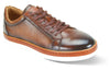 Giovanni Porter Tan Leather Shoes