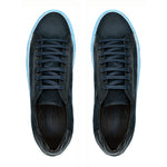 GIOVACCHINI Rino Antique Blue Suede Calf Sneakers