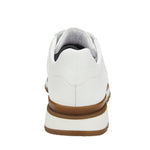 BELVEDERE BLAKE Genuine Ostrich / Soft Italian Calf Shoe - White 33629