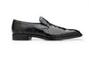 Belvedere - Genova, Genuine Alligator Slip-on Dress Shoe - Black - R53