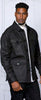 INSOMNIA SPAIN Black Poly Blend Button Coat