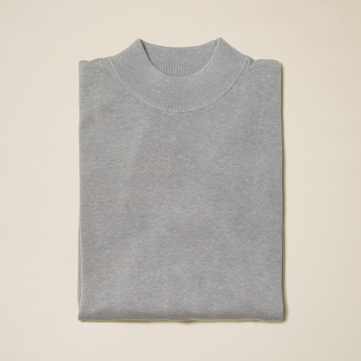 Inserch Cotton Blend Slim Fit Turtleneck Sweater Blue Mist 4808 main image 0