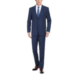 RENOIR 2-Piece Slim Fit Single Breasted Check Dress Suit 292-6