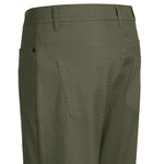 Pellagio Olive 5-Pocket Cotton Stretch Washed Flat Front Chino Pants PF20-20