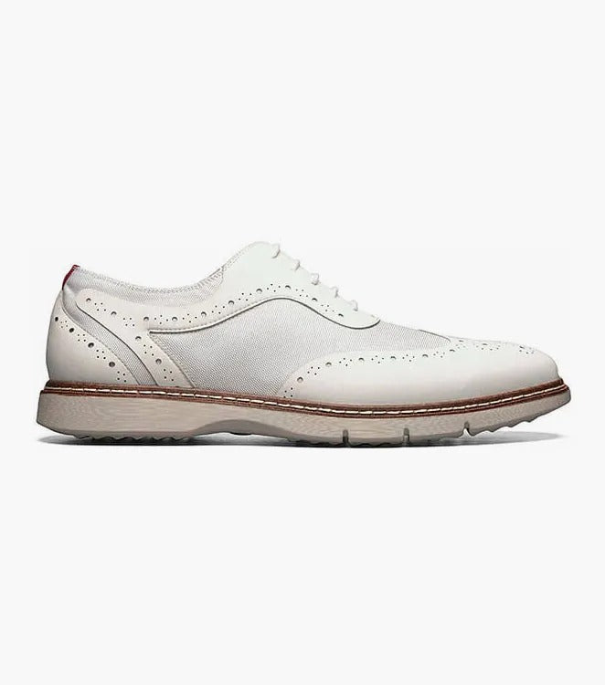Stacy Adams - SUMMIT Wingtip Lace Up - White - 25434-100