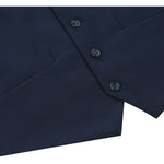 RENOIR Navy Business Suit Vest Regular Fit Dress Suit Waistcoat 201-19