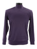 Bassiri Long Sleeve High Neck Purple T-Shirt 632