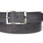 Paul Parkman Leather Belt Hand-Painted Gray - B01-GRAY