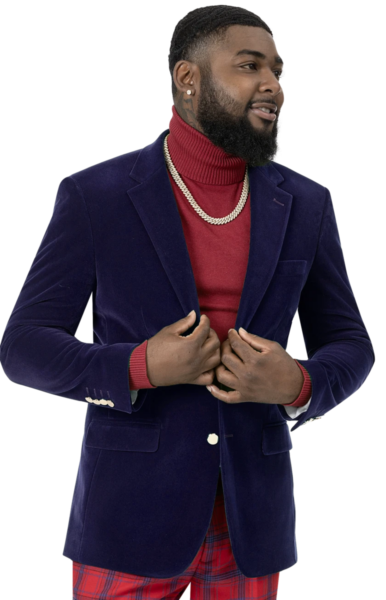 Velvet blazer sales with turtleneck
