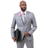 EJ Samuel Gray Ultra Slim Fit Suit M18014