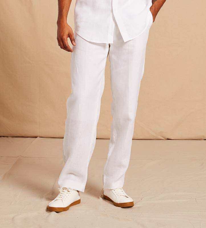 Inserch Premium Linen Flat Front Pants P3116 (7 COLORS)