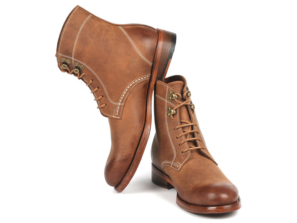 Paul Parkman Men's Boots Brown Nubuck - 824NBR22