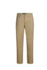 Pellagio Khaki 5-Pocket Cotton Stretch Washed Flat Front Chino Pants PF20-21