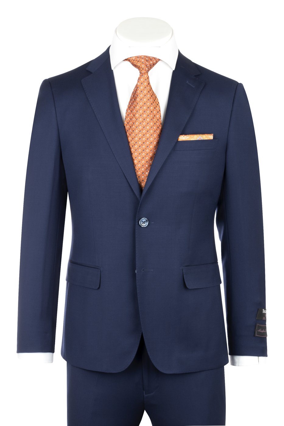 Porto French Blue, Slim Fit, Pure Wool Suit by Tiglio Luxe TIG5966