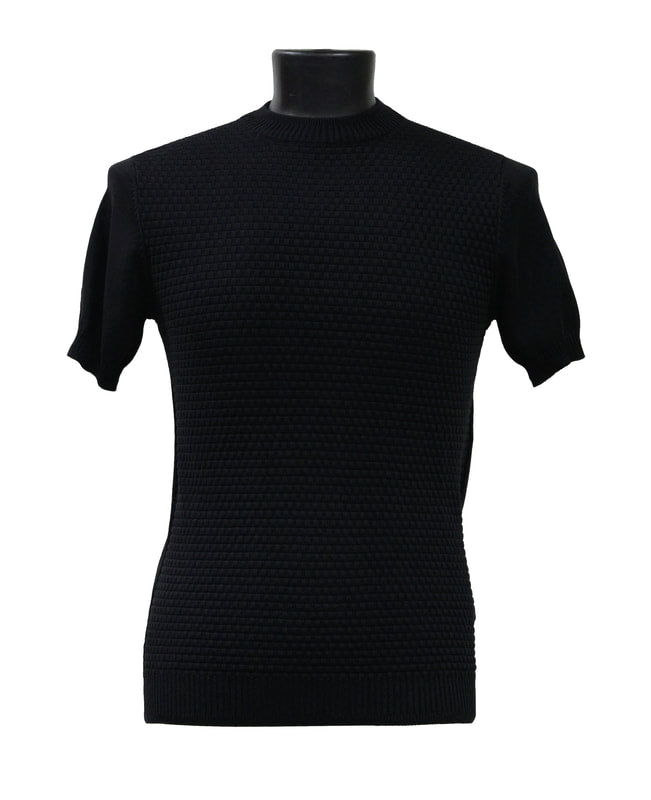 Bassiri Black Short Sleeve Sweater Q131