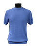 Bassiri Blue Short Sleeve Sweater Q131