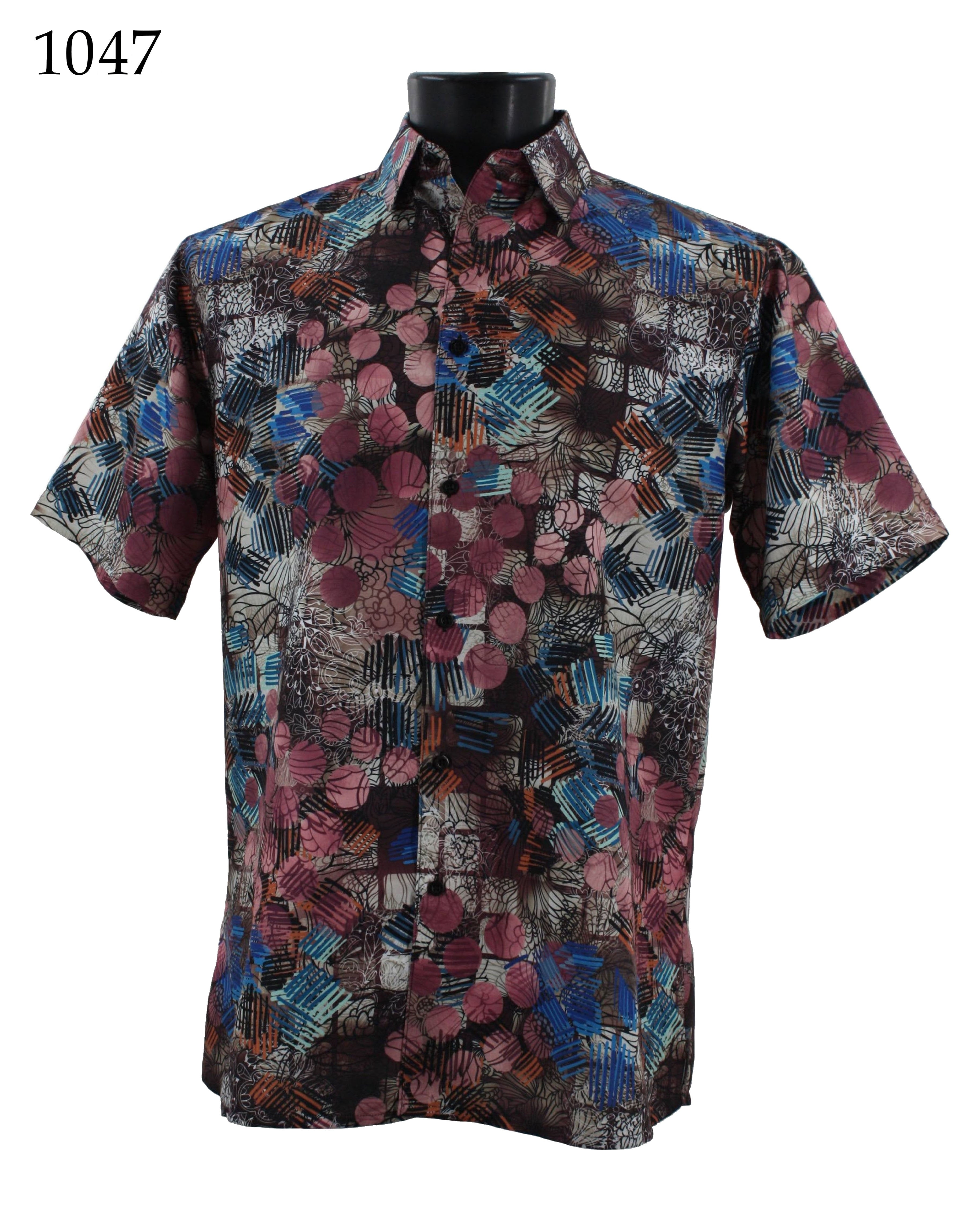 Bassiri Short Sleeve Shirt 1047 – Unique Design Menswear