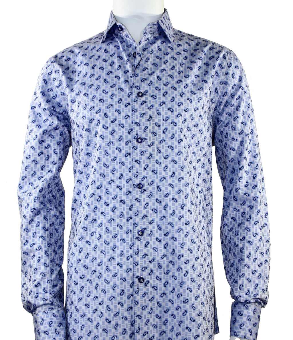 Cado Long Sleeve Shirt 168 Blue