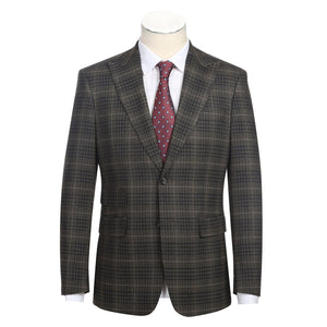 ENGLISH LAUNDRY 3-Piece Sand Brown Check Suit 92-58-092EL