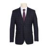 ENGLISH LAUNDRY Navy with Burgundy Check Suit 82-55-470EL