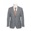 ENGLISH LAUNDRY Light Gray Window Pane Check Wool Suit EL72-62-092