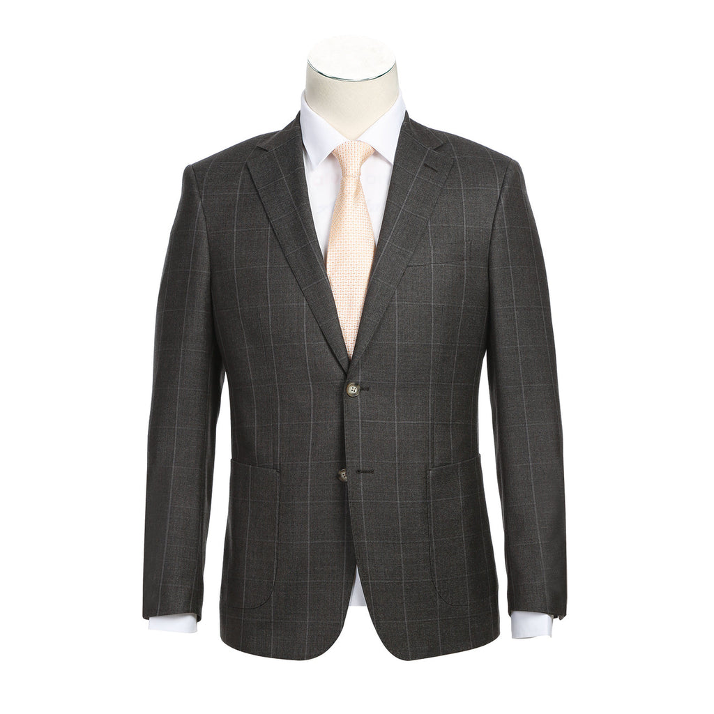 ENGLISH LAUNDRY Brown Wool Suit EL82-61-095