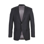 RIVELINO Classic Fit Charcoal Half-Canvas Suit RHC100-3