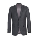 RIVELINO Modern Fit Gray Half-Canvas Suit RHC100-4