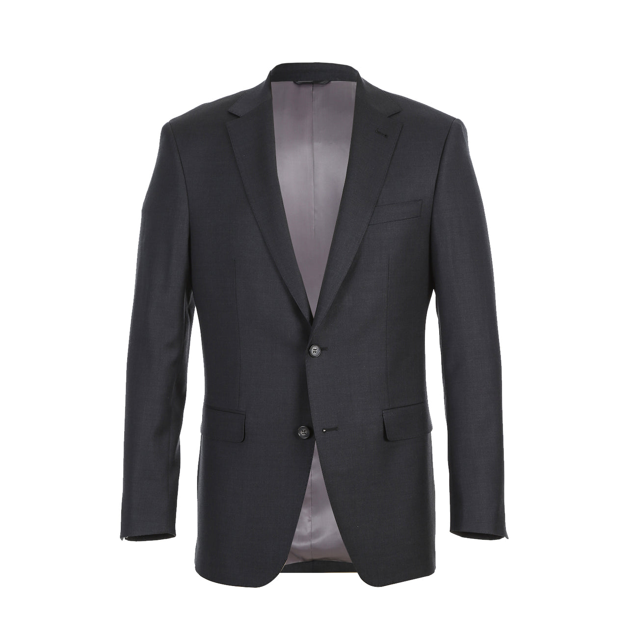 RIVELINO Modern Fit Charcoal Half-Canvas Suit RHC100-3