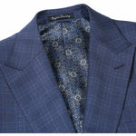 ENGLISH LAUNDRY Gray Blue Wool Suit EL82-66-415