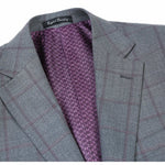 ENGLISH LAUNDRY Gray Brown Wool Suit EL82-61-092