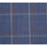 ENGLISH LAUNDRY Light Steel Blue with Orange Check Wool Suit EL72-62-400