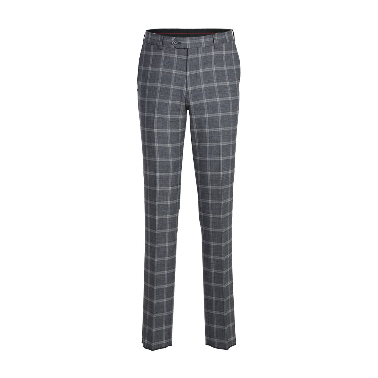 ENGLISH LAUNDRY Gray Plaid Notch Wool Suit EL72-60-092