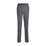 ENGLISH LAUNDRY Gray Plaid Notch Wool Suit EL72-60-092