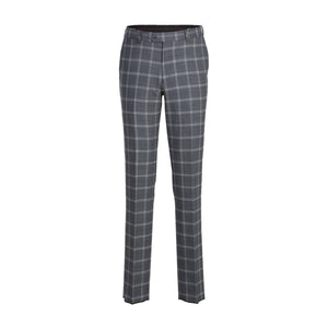 ENGLISH LAUNDRY Gray Plaid Notch Wool Suit EL72-60-092