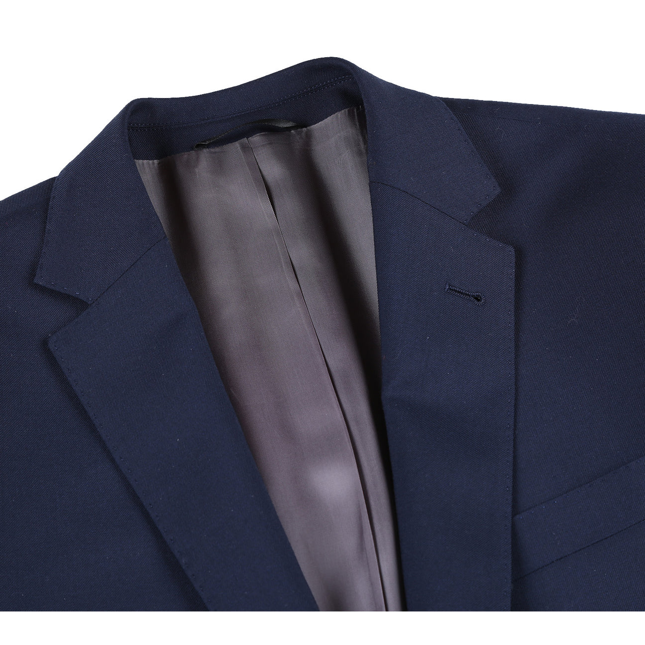 RIVELINO Classic Fit Navy Half-Canvas Suit RHC100-2