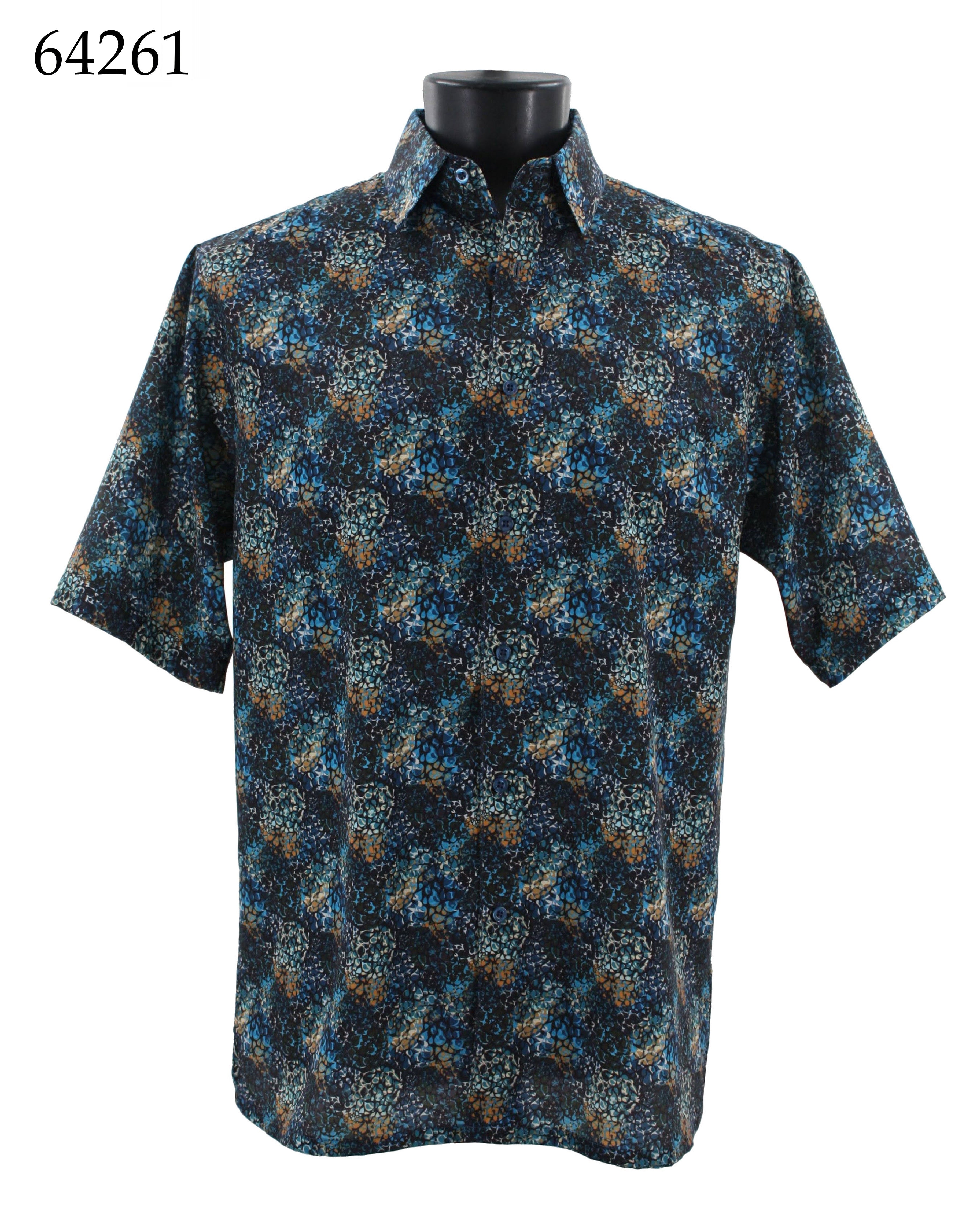 Bassiri Short Sleeve Shirt 64261 – Unique Design Menswear