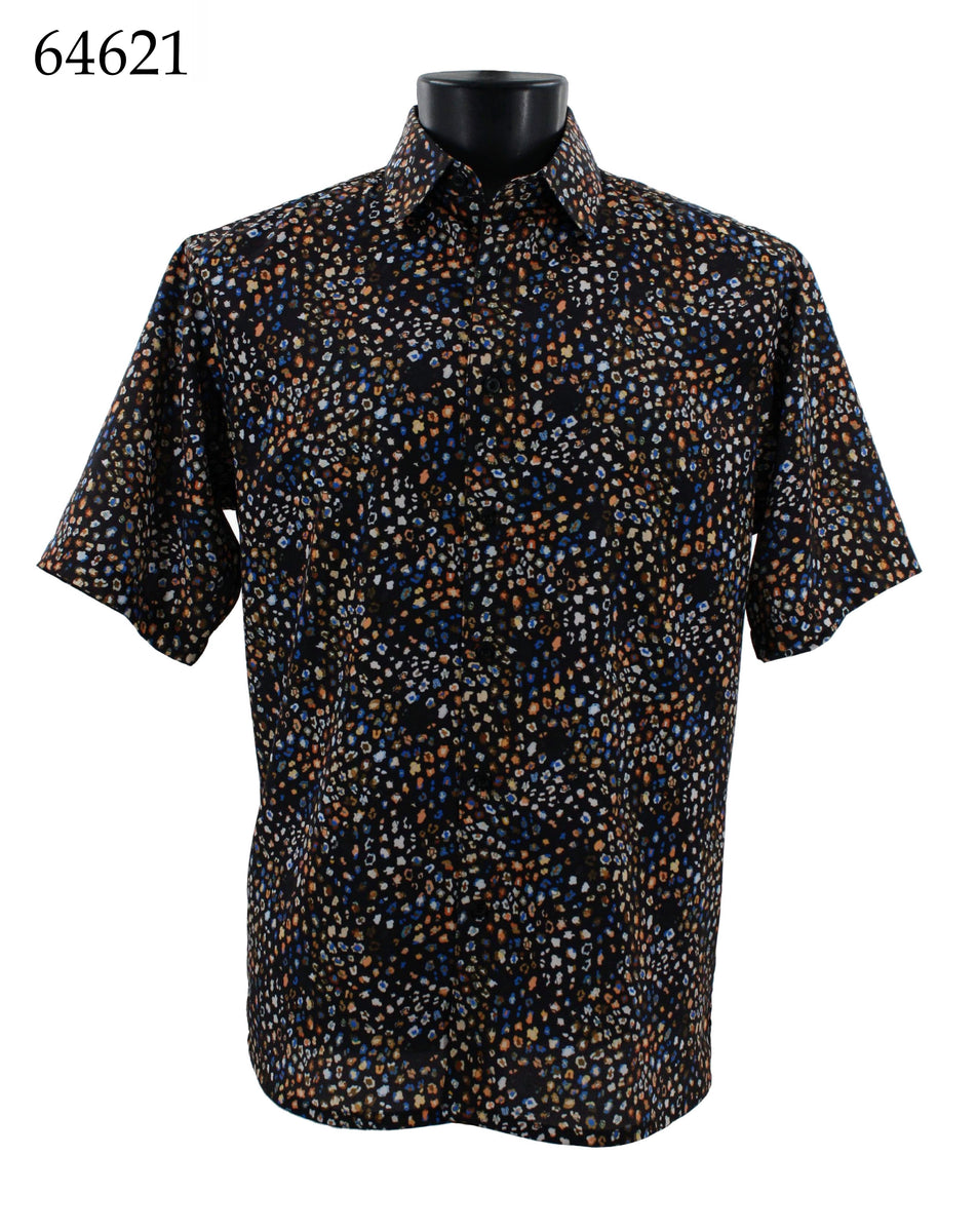 Bassiri Short Sleeve Shirt 64621 – Unique Design Menswear