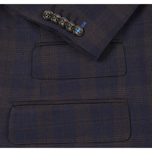 ENGLISH LAUNDRY Brown Check Suit 92-50-410EL