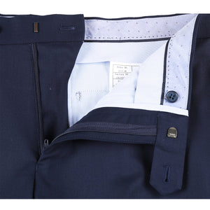 RIVELINO Classic Fit Navy Half-Canvas Suit RHC100-2