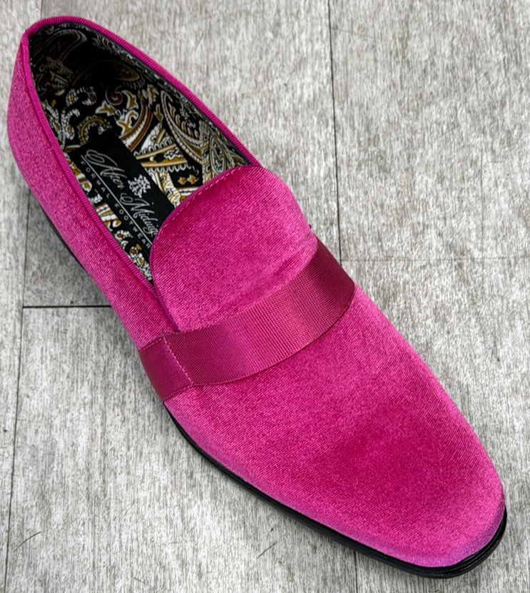 Exclusive Formal Dress Shoe Dark Pink 7021