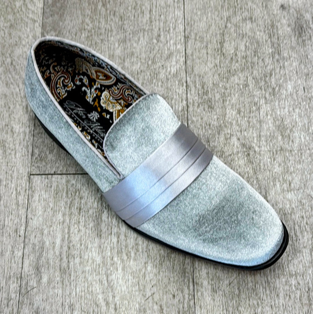 Exclusive Formal Dress Shoe Silver 7021