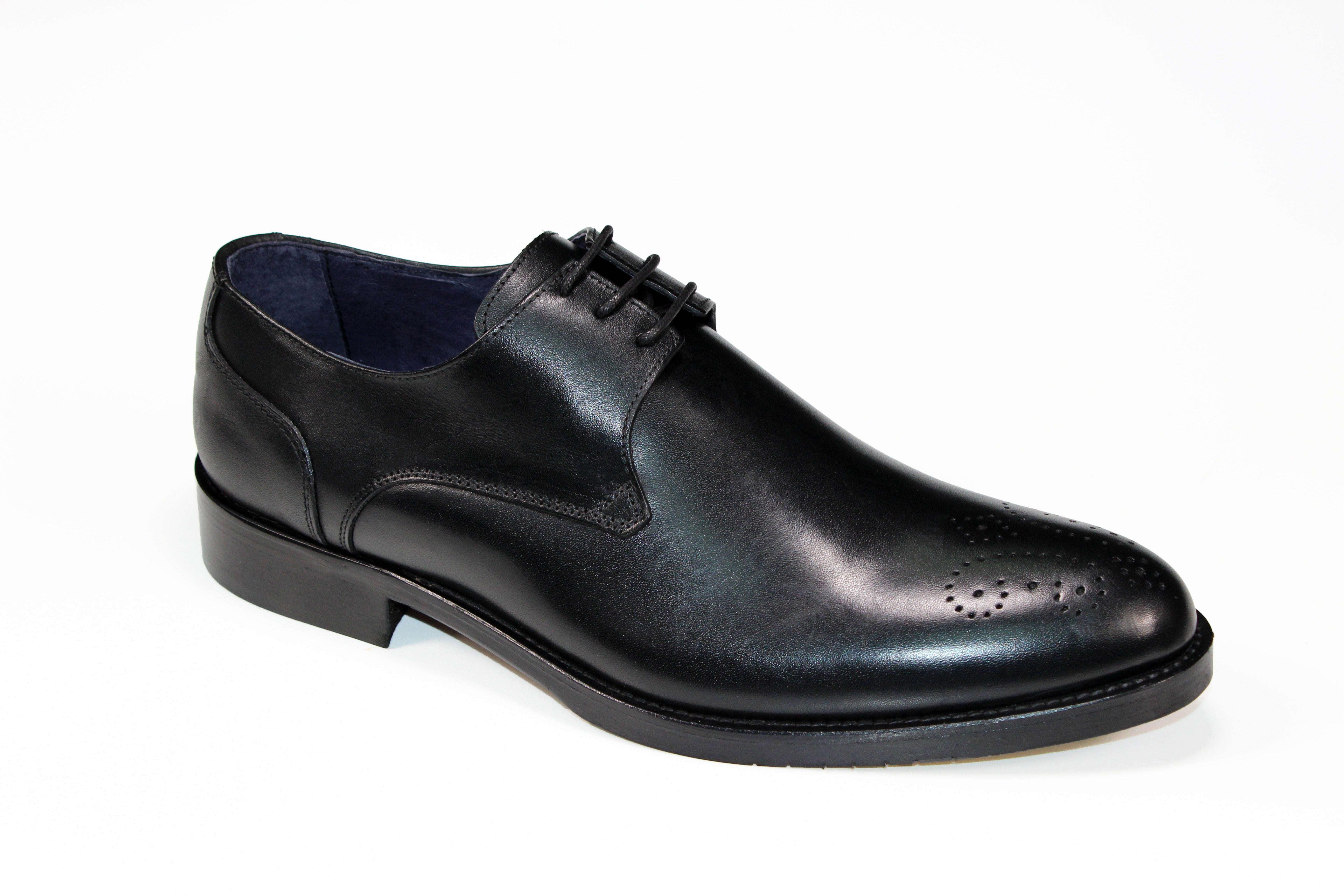 Firmani David Black Shoes – Unique Design Menswear