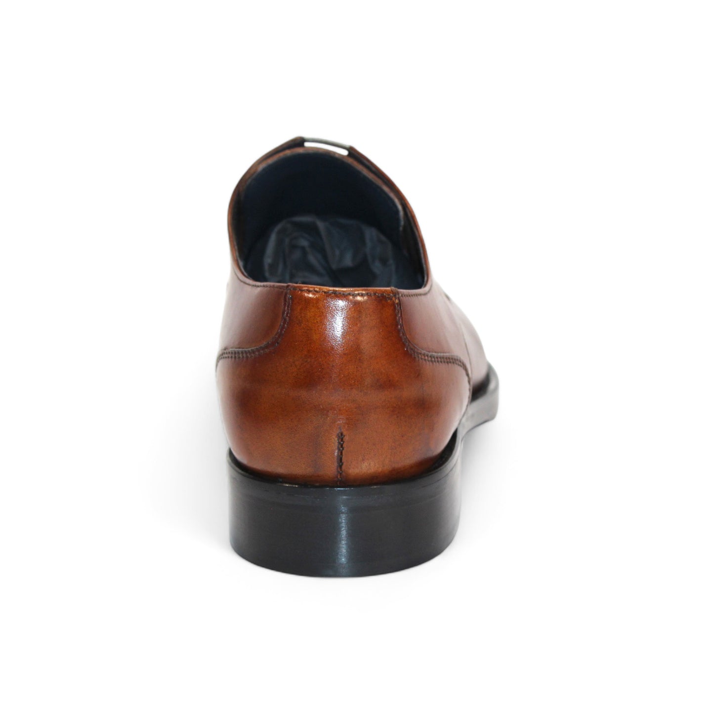 The Firmani David Brandy Shoes, made of brown leather, feature a classic lace-up design with decorative perforations on the toe, exuding a timeless style that even David would admire.