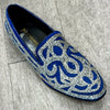 Exclusive Formal Dress Shoe Blue /Silver FI7020