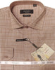 STATEMENT CLOTHING | ﻿COTTON SELF TEXTURED DRESS SHIRT DS-102-TAN